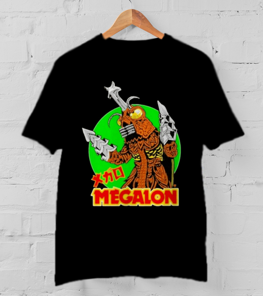 Cavitycolors Megalon Monster Kaiju Japanese Horror And Halloween T-Shirt