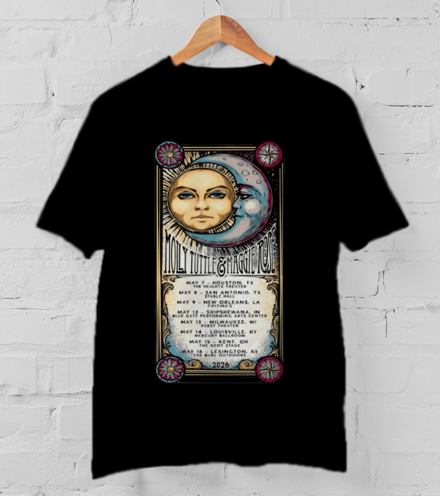Molly Tuttle Maggie Rose Co Headline Tour 2026 Houston San Antonio New Orleans Shipshewana Milwaukee Louisville Kent Lexington T-Shirt