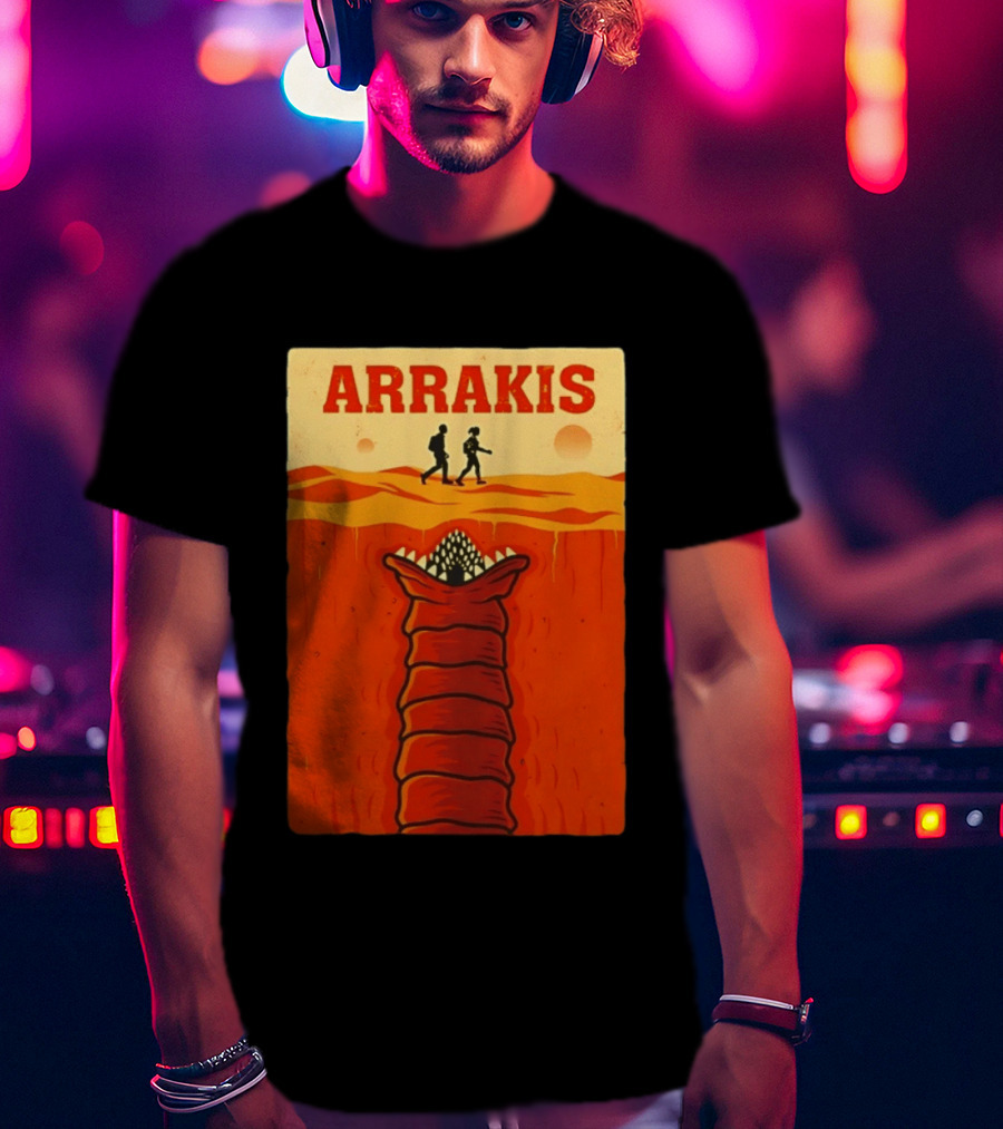 Arrakis Sandworm Apocalypse Movie Style Dune T-Shirt