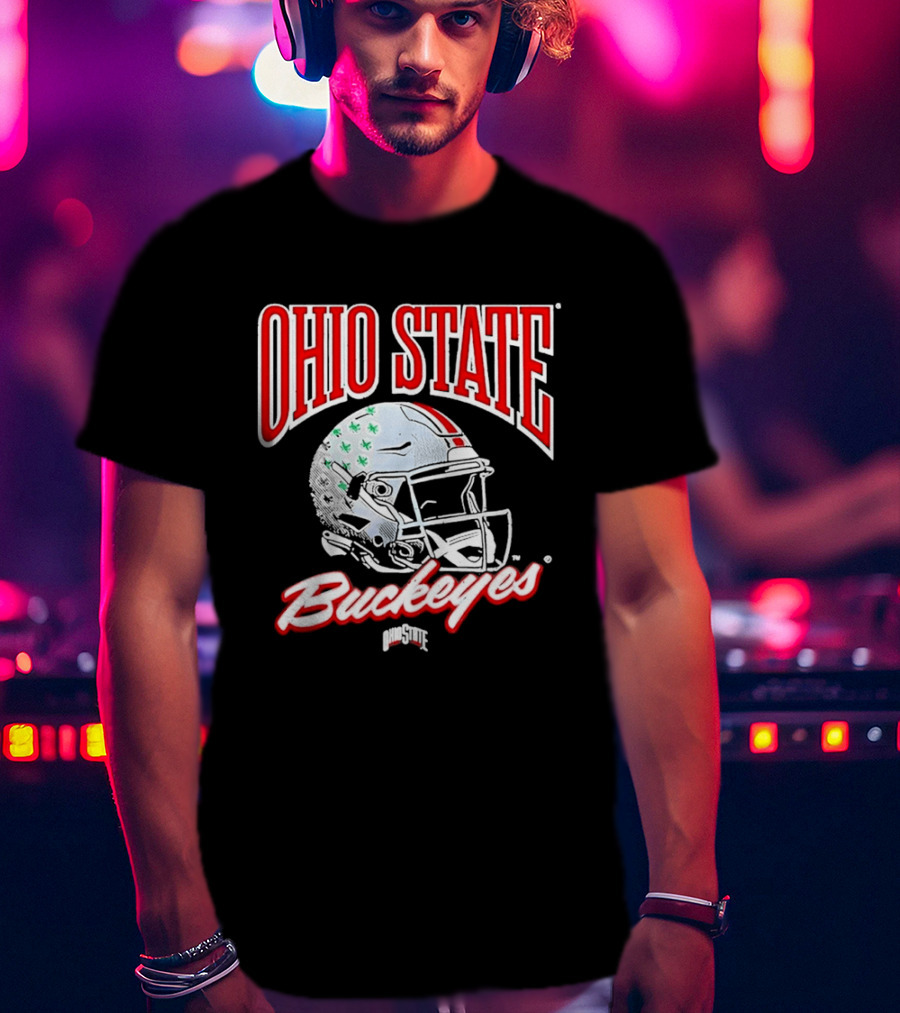 Ohio State Buckeyes Helmet Ncaa Football T-Shirt