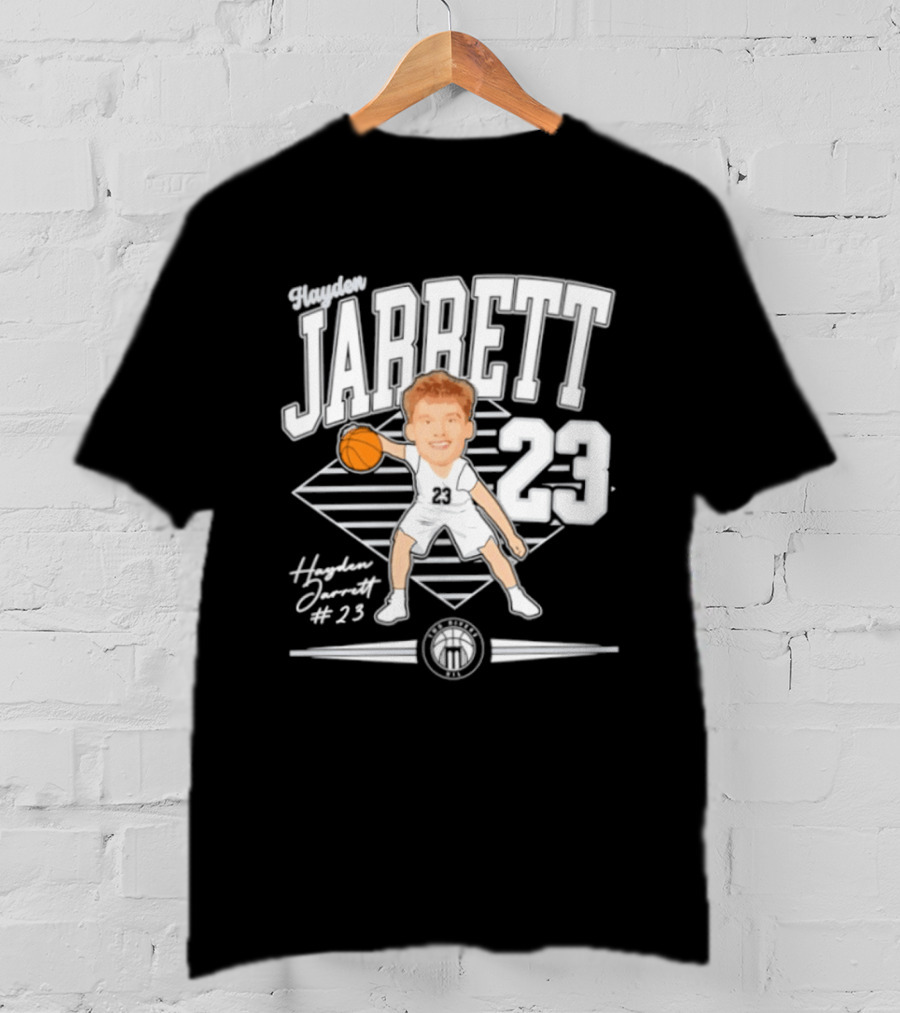 Hayden Jarrett 23 Marietta Basketball 2025 Signature T-Shirt