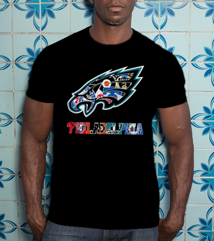 Philadelphia Eagles And Sports Teams Symbolic T-Shirt