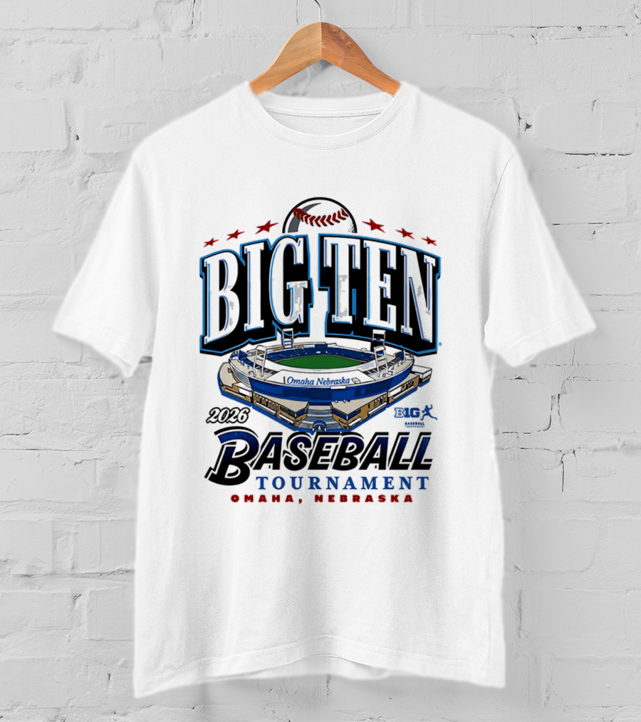 2026 Big Ten Baseball Tournament Omaha Nebraska T-Shirt