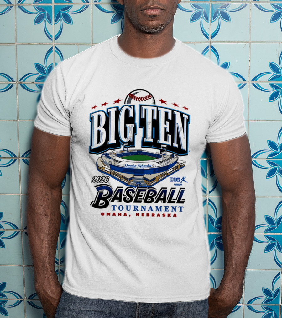 2026 Big Ten Baseball Tournament Omaha Nebraska T-Shirt