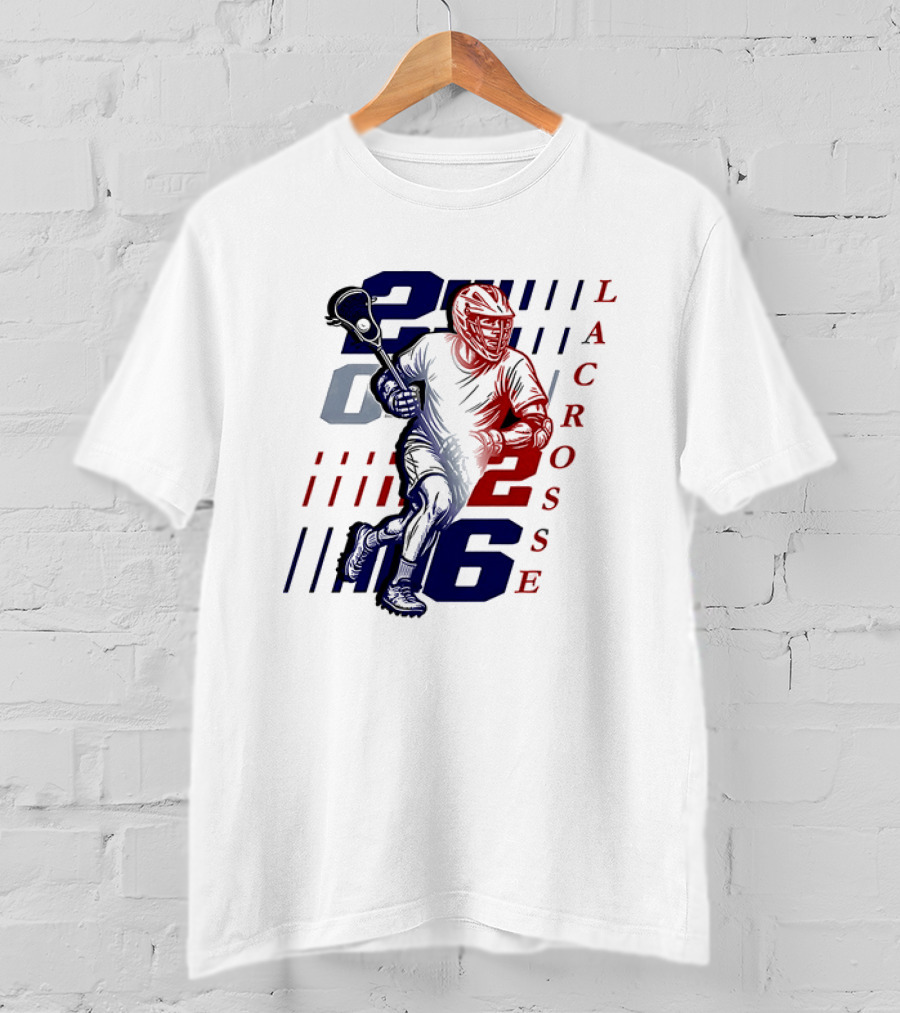 2026 Lacrosse Tournament Big Ten Championship Player Action T-Shirt