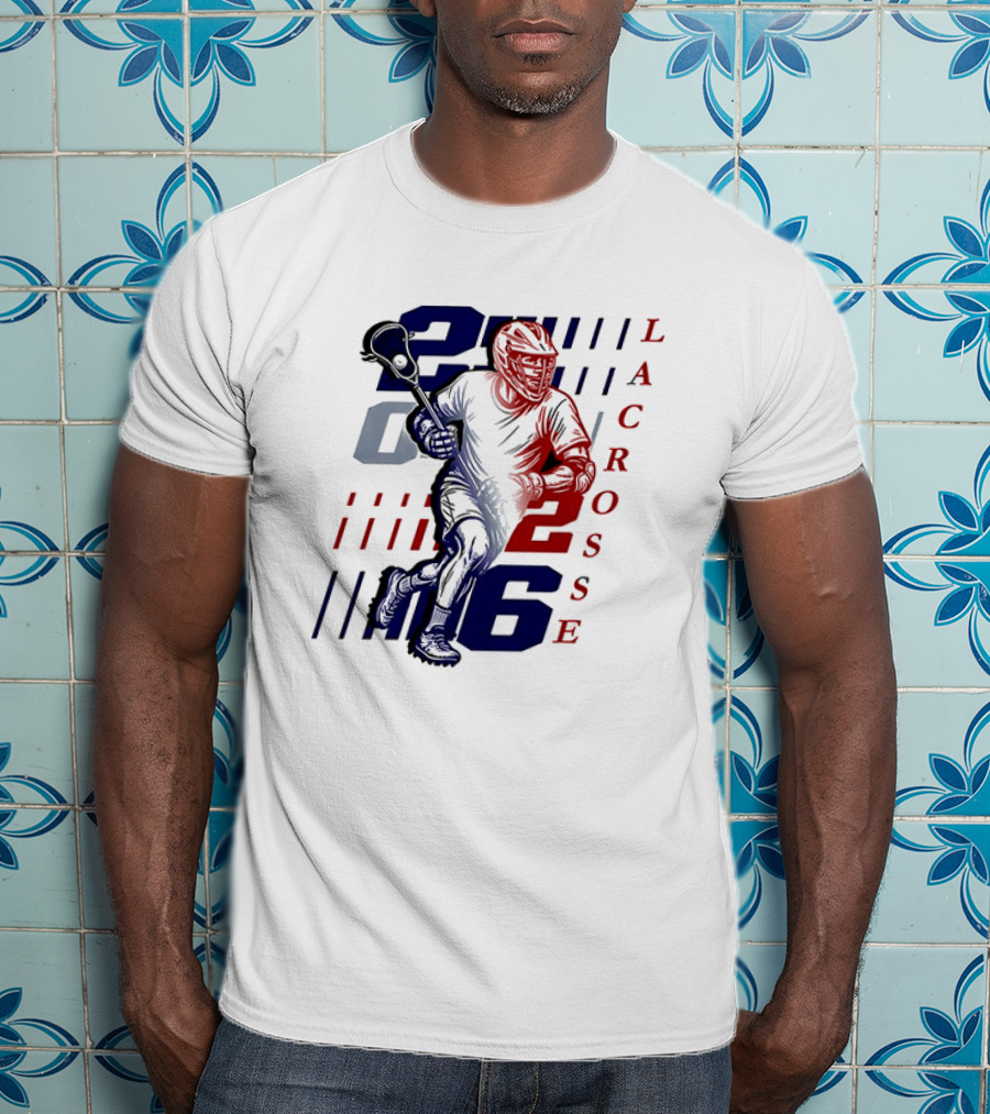 2026 Lacrosse Tournament Big Ten Championship Player Action T-Shirt