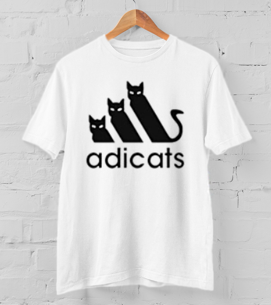 Adicats Funny Cat Lover Parody Catdad Catmom Joke T-Shirt