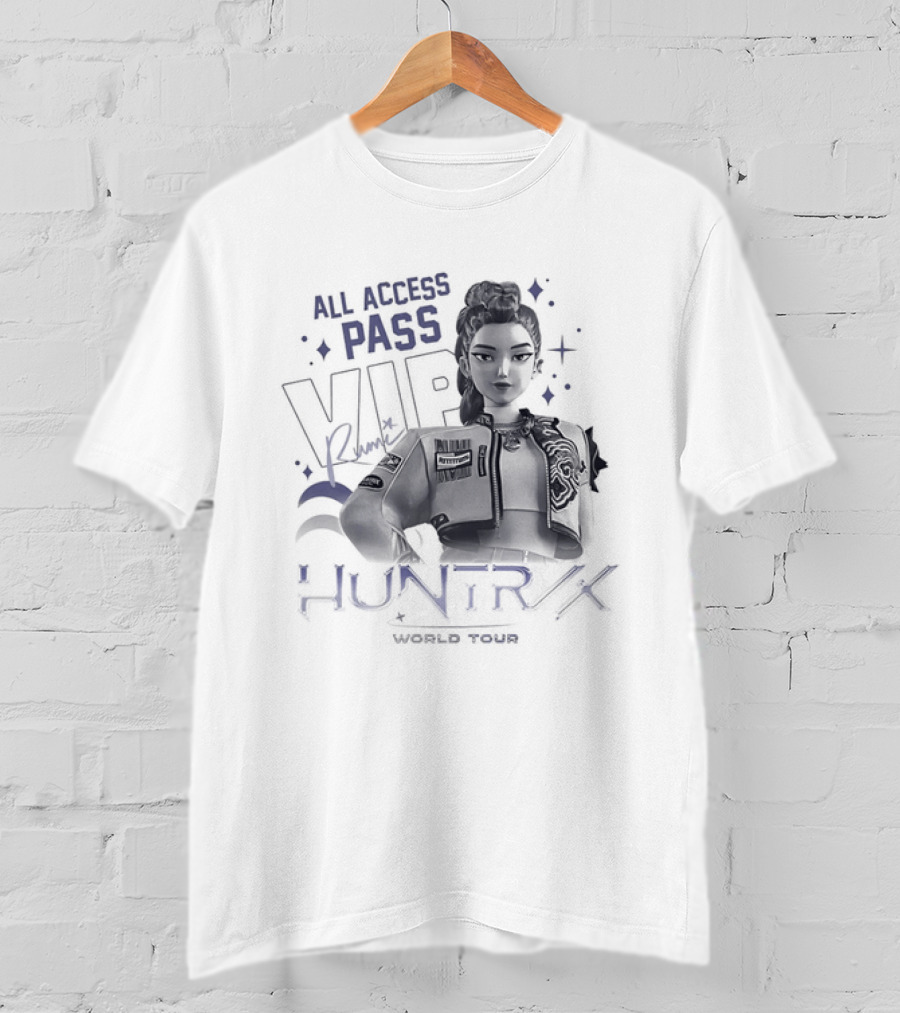 All Access Pass VIP Rumi KPop Demon Hunters Huntrix T-Shirt
