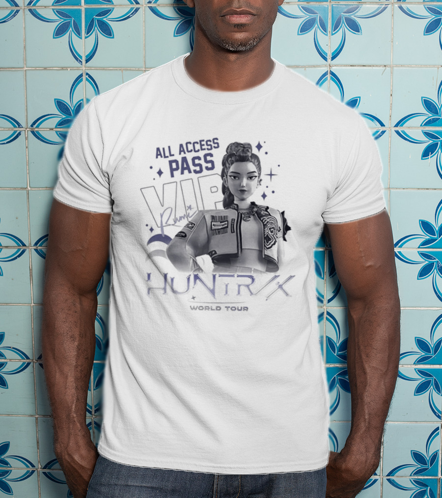 All Access Pass VIP Rumi KPop Demon Hunters Huntrix T-Shirt