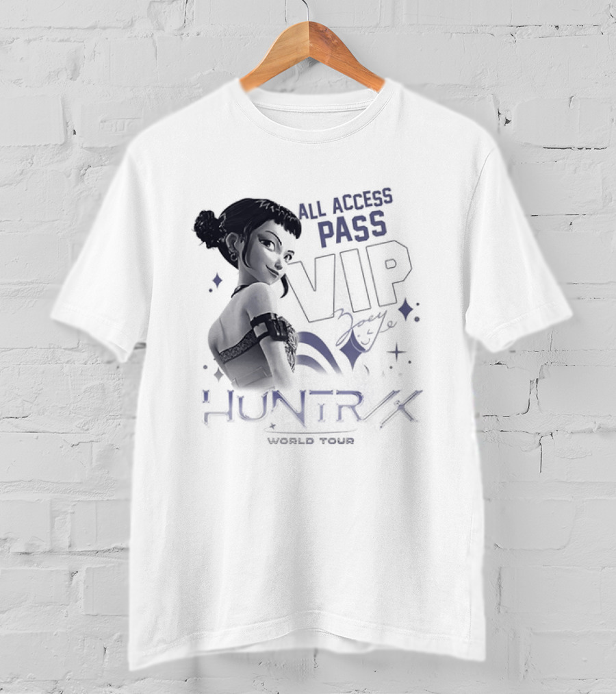 All Access Pass VIP KPop Demon Hunters Zoey T-Shirt