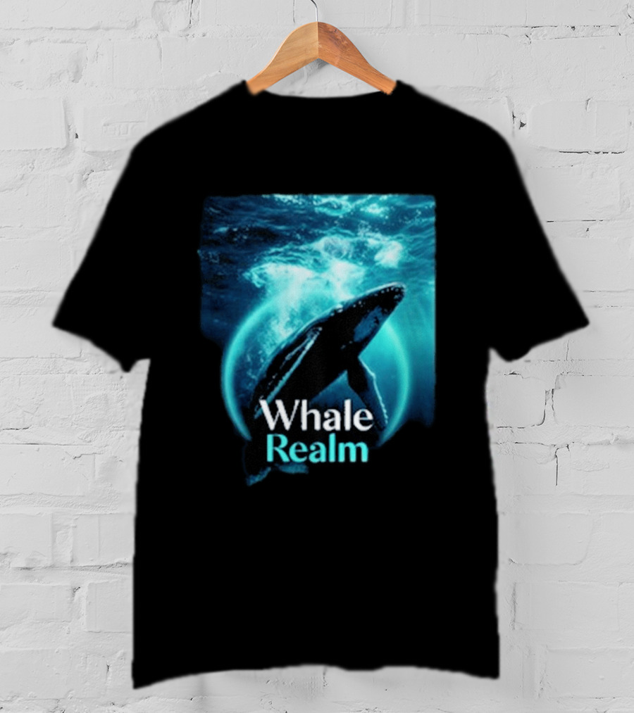 Whale Realm Cinematic Underwater Escape T-Shirt
