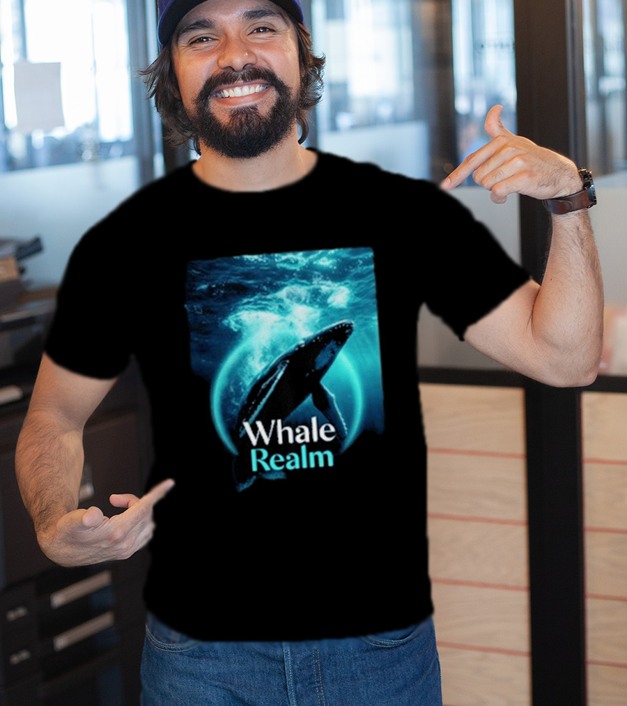 Whale Realm Cinematic Underwater Escape T-Shirt