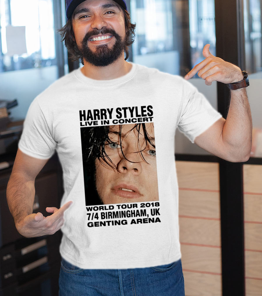 Harry Styles Live In Concert World Tour 2018 Birmingham UK Genting Arena T-Shirt