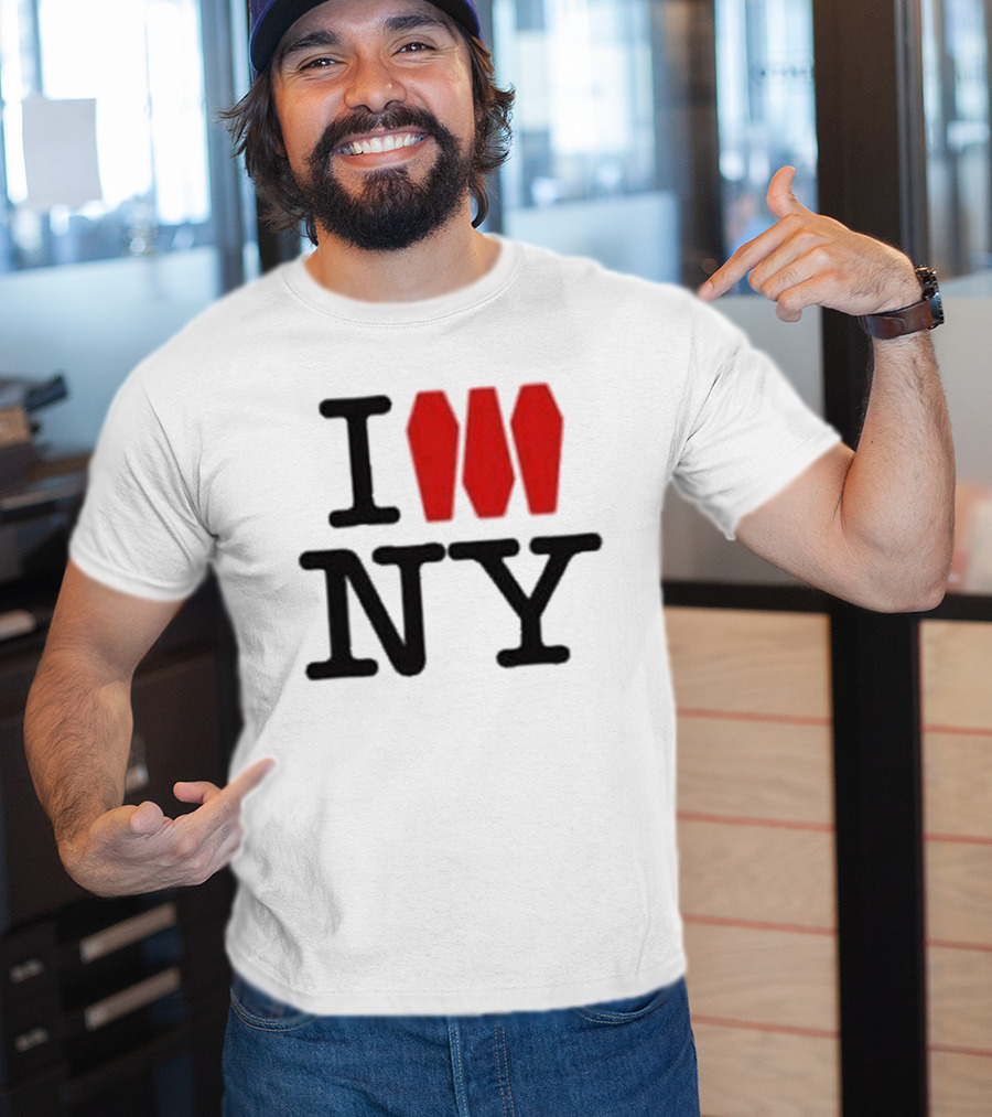 I Love NY Coffin Icon Parody Trend T-Shirt
