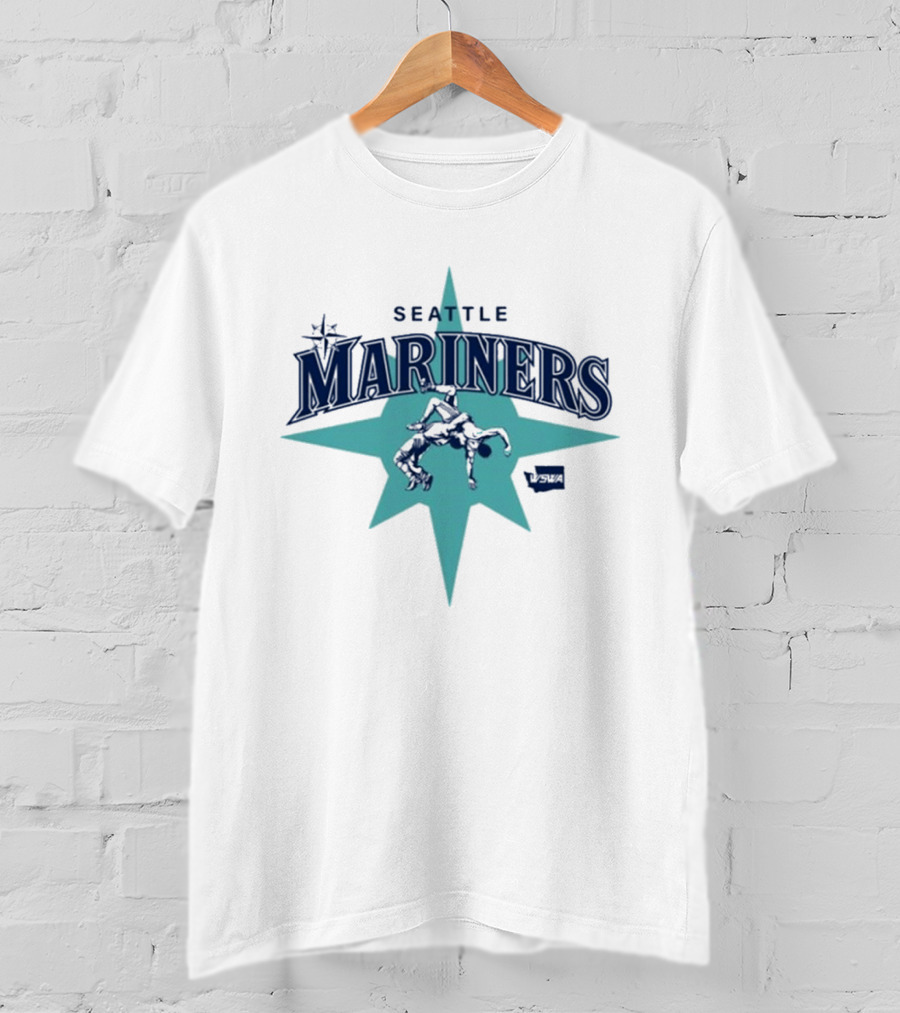 Seattle Mariners WA State Wrestling Association T-Shirt