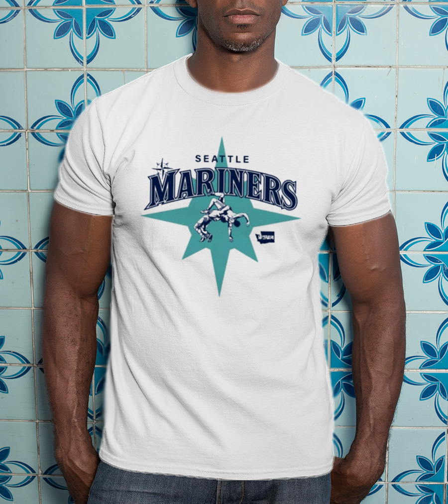 Seattle Mariners WA State Wrestling Association T-Shirt