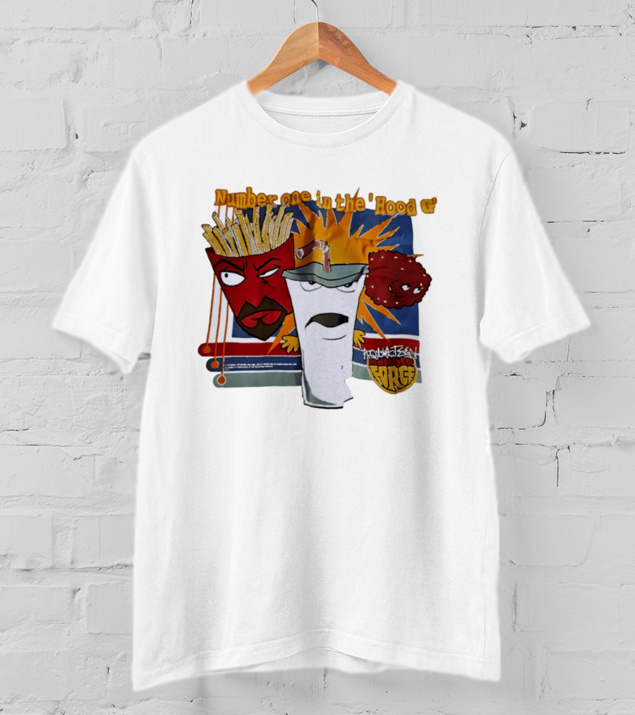Number One In The 'Hood G Aqua Teen Hunger Force Frylock Master Shake Meatwad T-Shirt