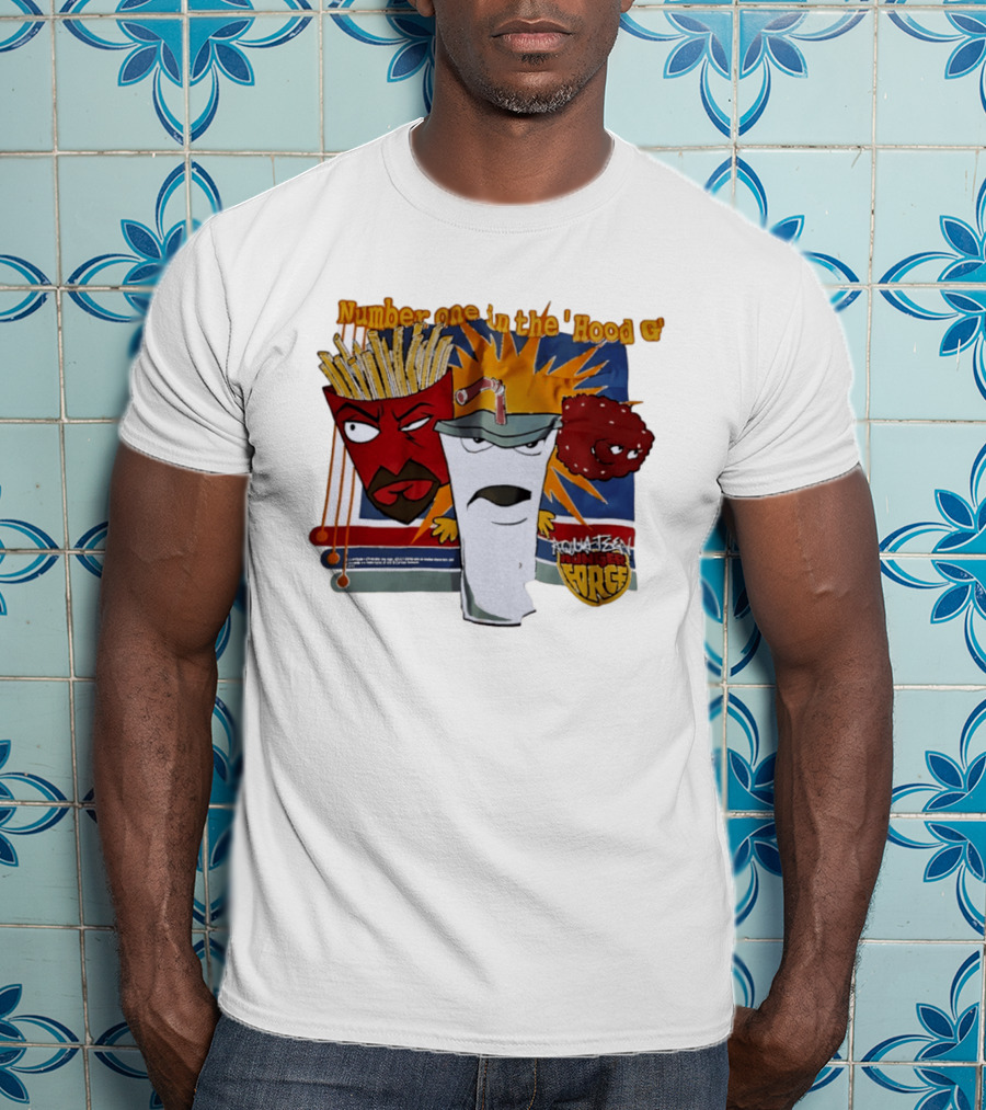 Number One In The 'Hood G Aqua Teen Hunger Force Frylock Master Shake Meatwad T-Shirt