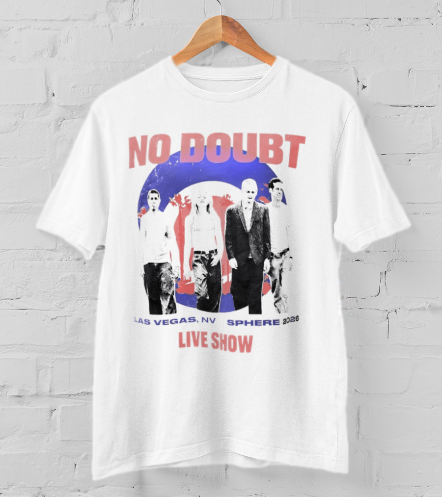 No Doubt Live Show Las Vegas NV Sphere 2026 T-Shirt