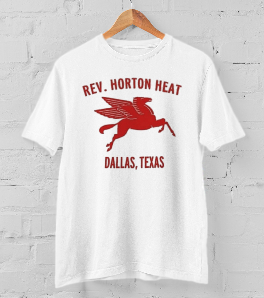 Rev. Horton Heat Dallas Texas Pegasus T-Shirt