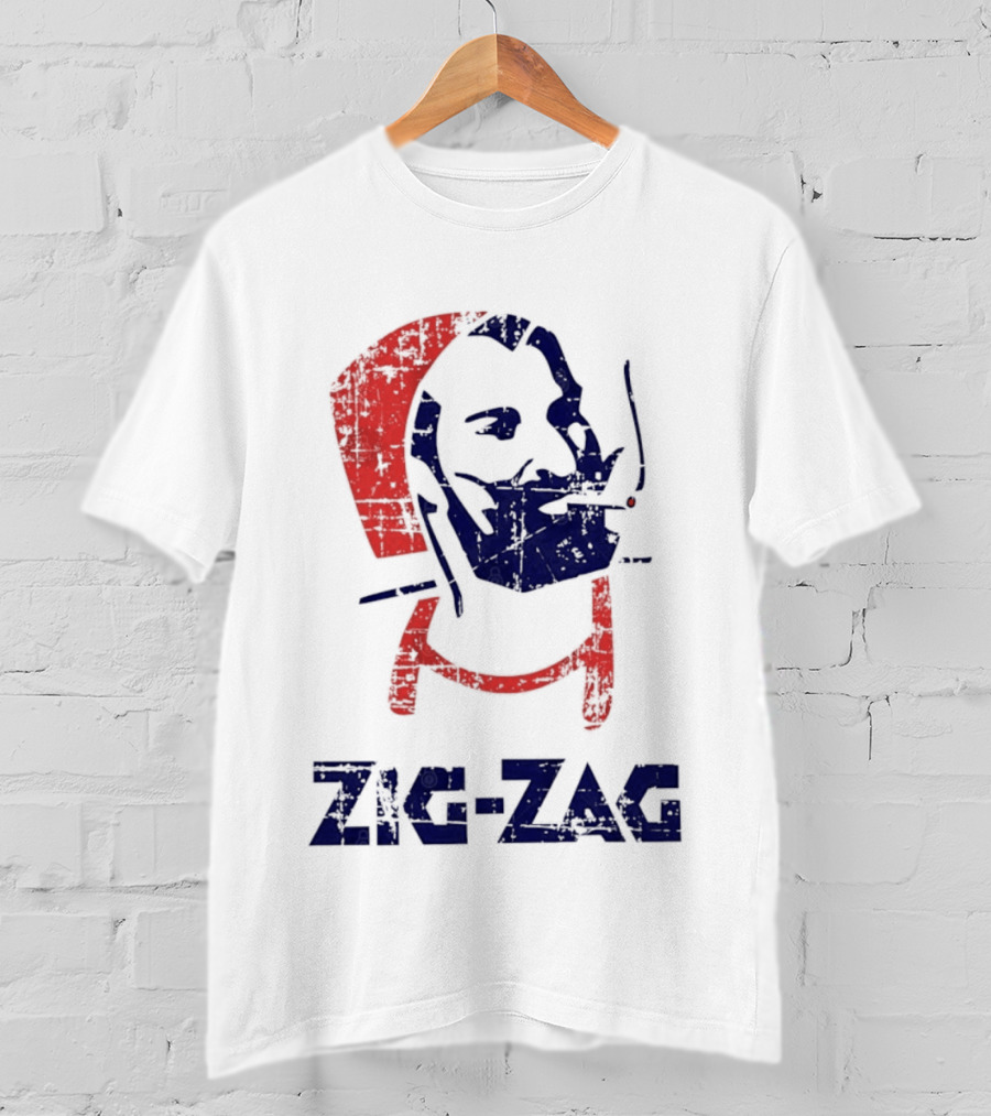 Zouave Soldier Zig Zag Smoking T-Shirt