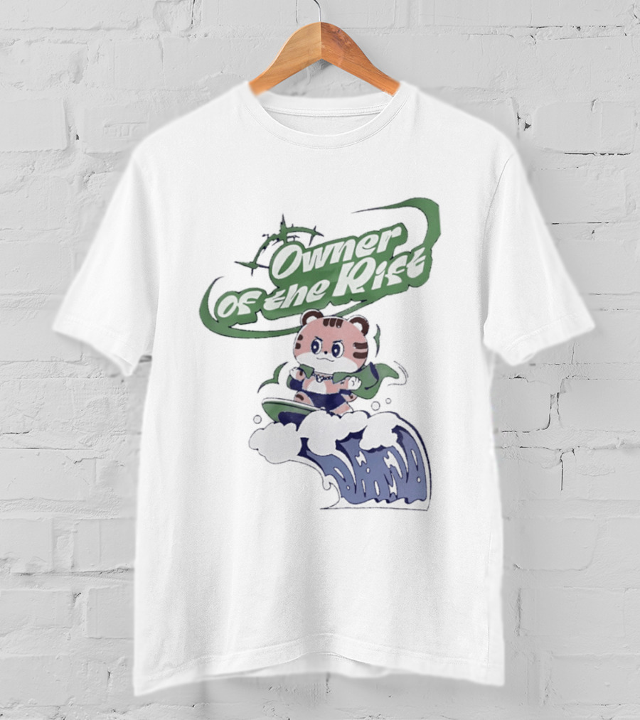Owner Of The Waves Tiger Surfing Adventure T-Shirt