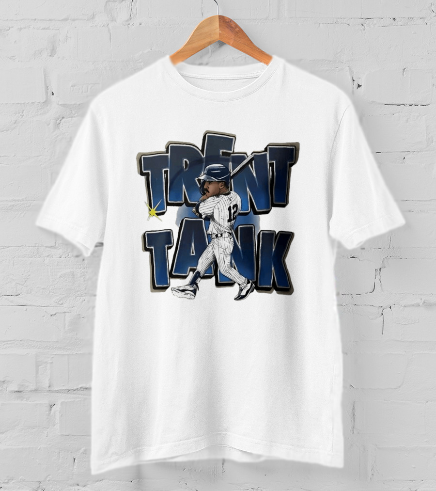 Trent Tank Baseball Homerun Player Number 12 T-Shirt