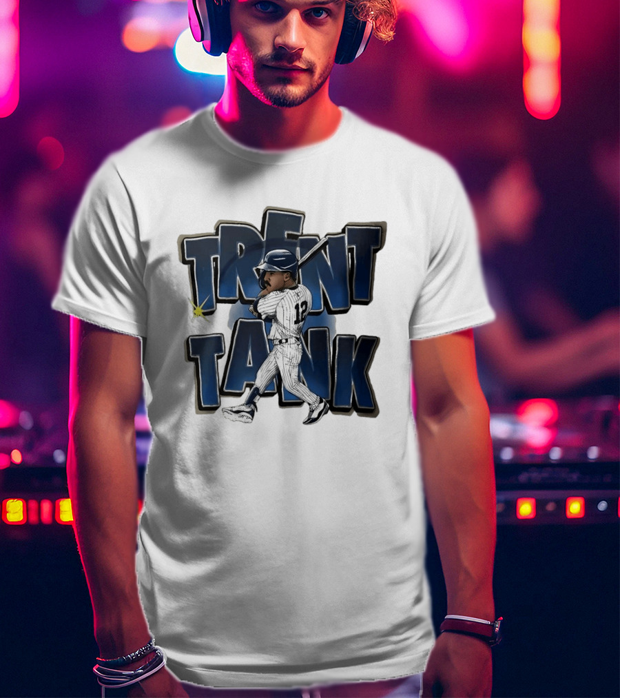 Trent Tank Baseball Homerun Player Number 12 T-Shirt