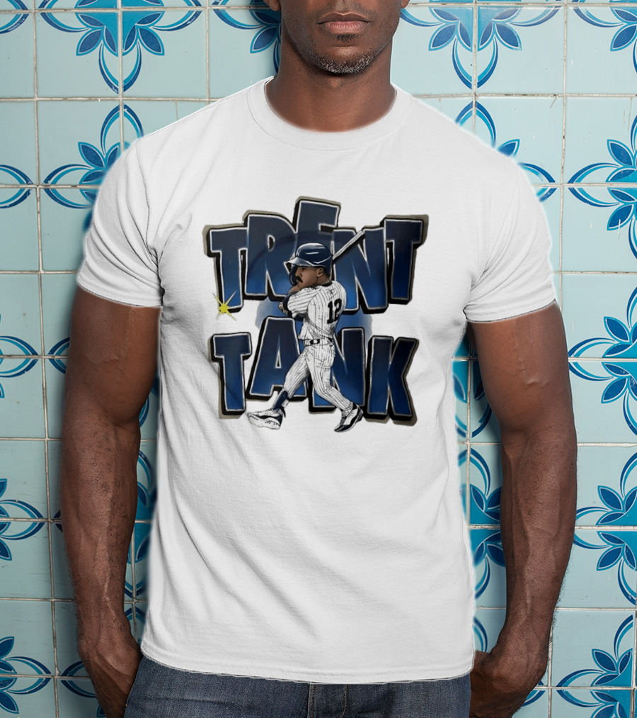 Trent Tank Baseball Homerun Player Number 12 T-Shirt