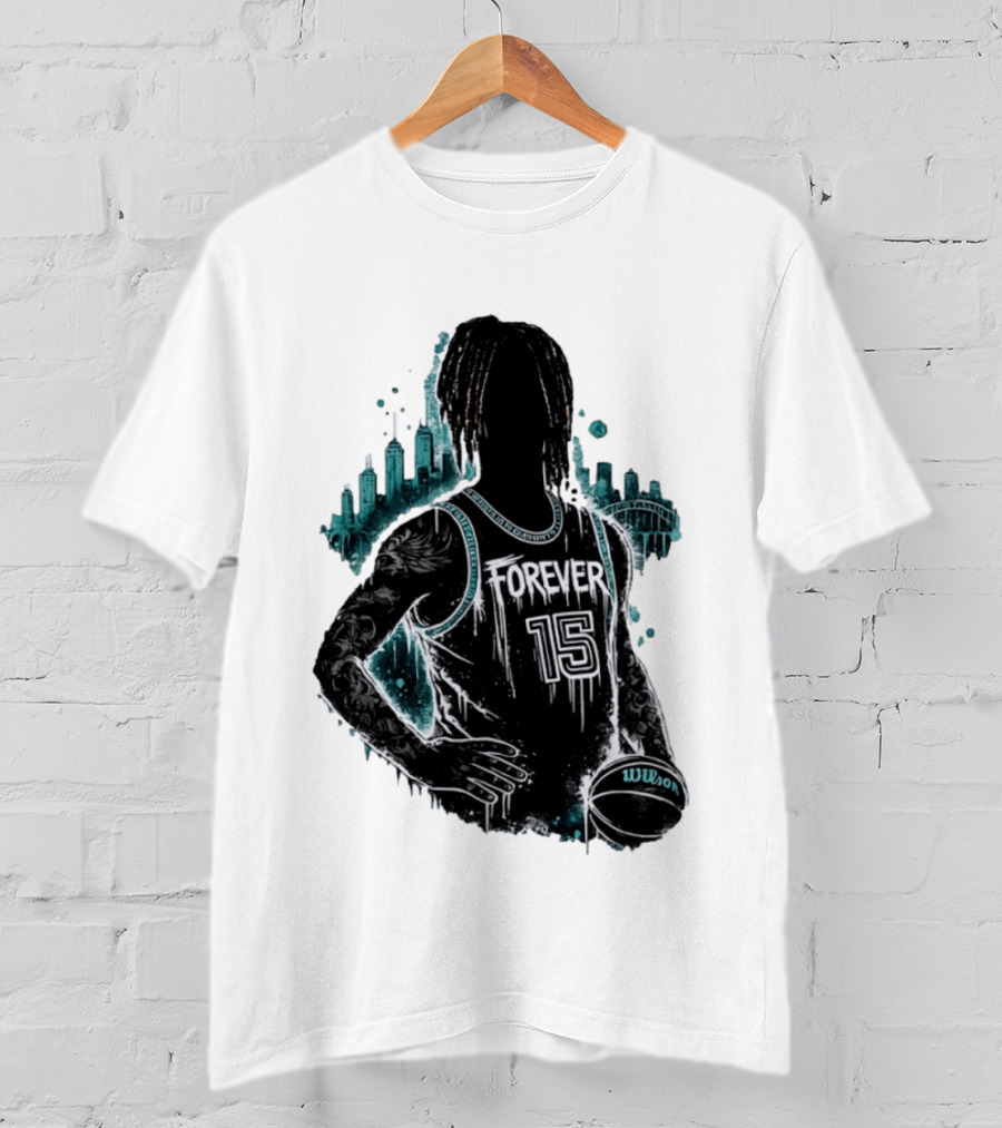 Brandon Clarke Forever 15 Memphis Grizzlies Basketball City Skyline Wilson T-Shirt