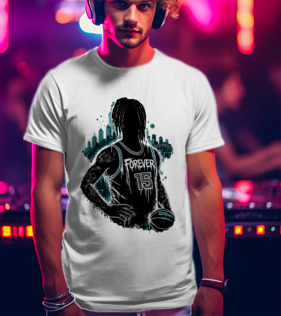 Brandon Clarke Forever 15 Memphis Grizzlies Basketball City Skyline Wilson T-Shirt