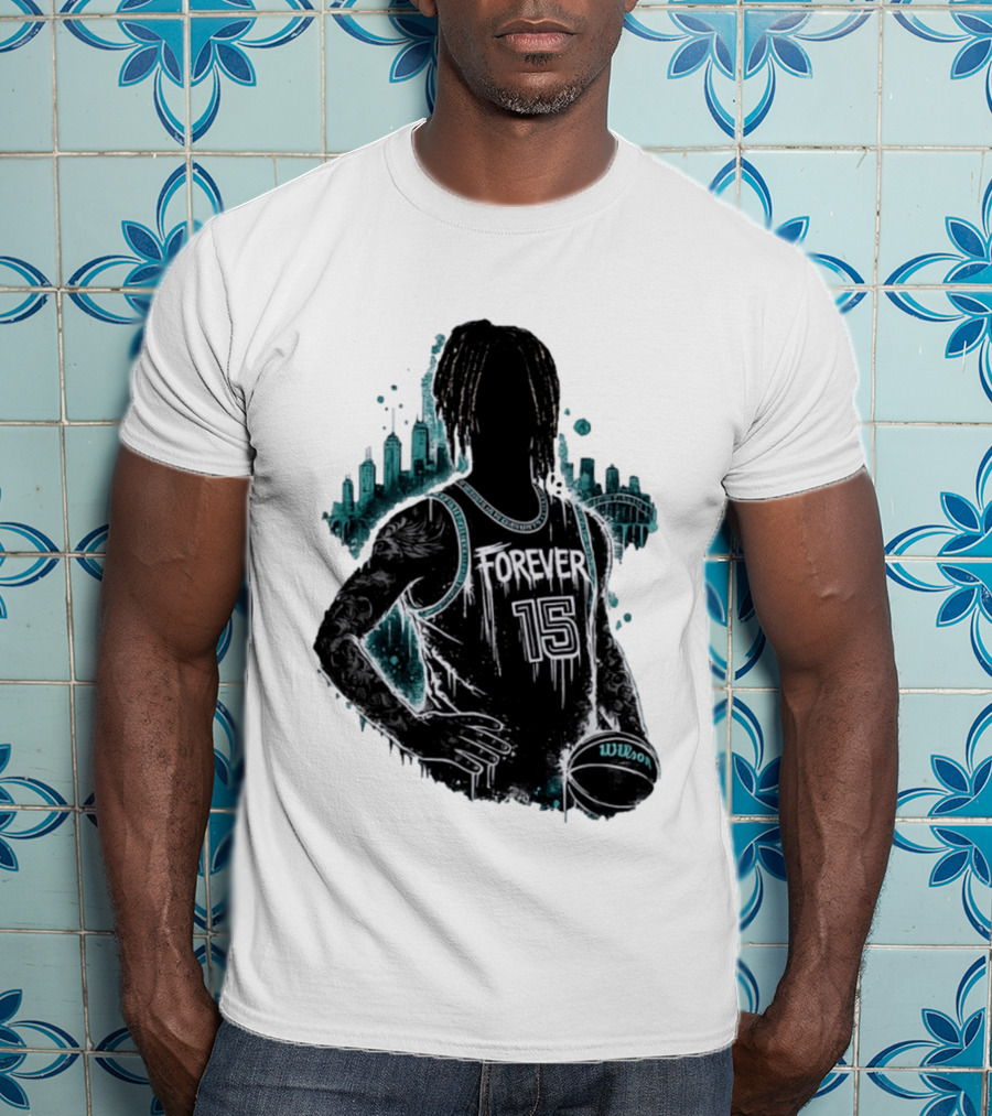 Brandon Clarke Forever 15 Memphis Grizzlies Basketball City Skyline Wilson T-Shirt