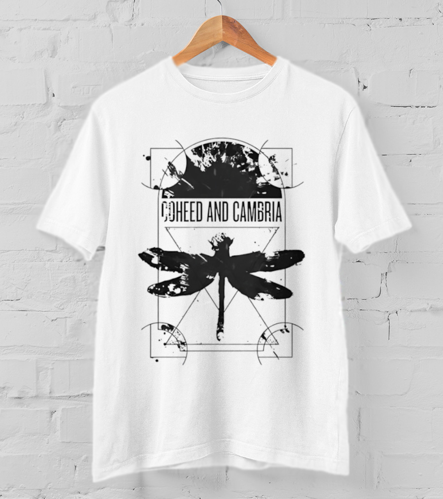 Coheed And Cambria Dragonfly Baseball Geometric T-Shirt