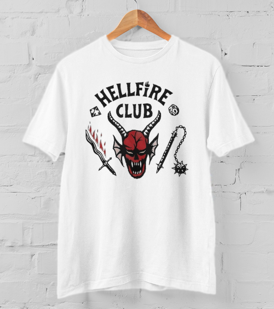 Dustin Gaten Matarazzo On Stranger Things Dustins Hellfire Club Raglan T-Shirt