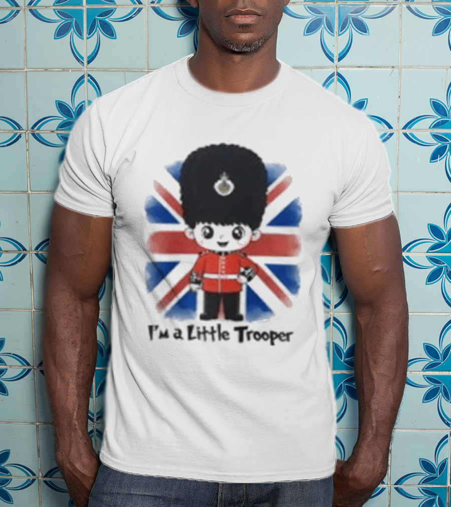 England I'm A Little Trooper British Guard With Union Jack T-Shirt