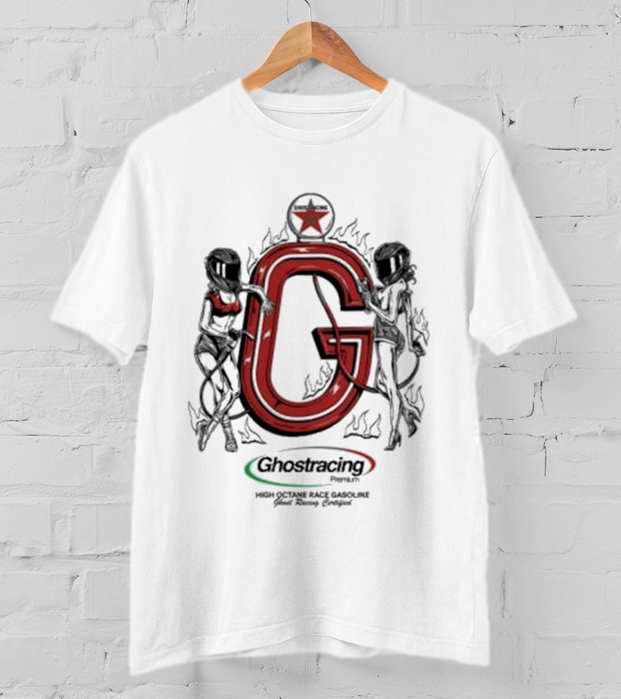 Ghost Racing High Octane Race Gasoline Pump T-Shirt