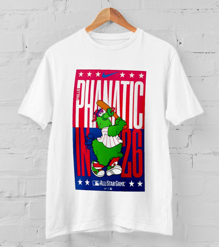Phillie Phanatic MLB All Star Game 2026 Nike T-Shirt