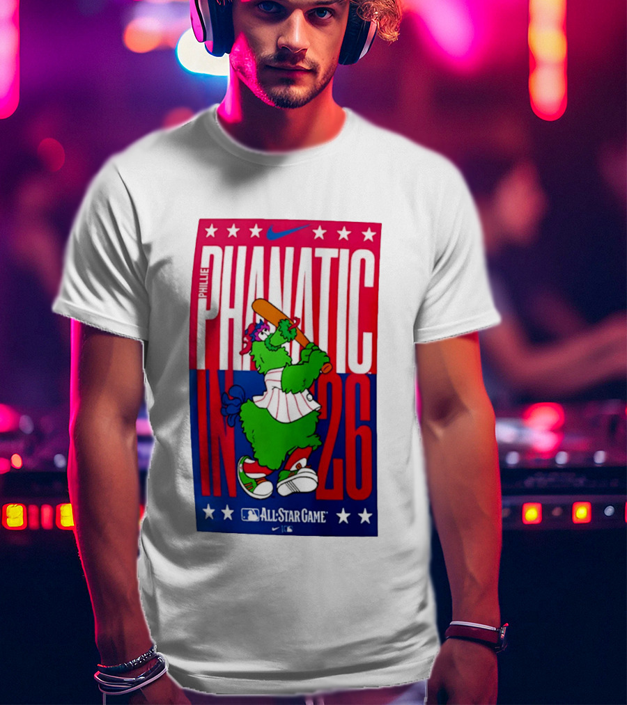 Phillie Phanatic MLB All Star Game 2026 Nike T-Shirt