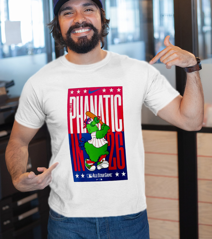 Phillie Phanatic MLB All Star Game 2026 Nike T-Shirt