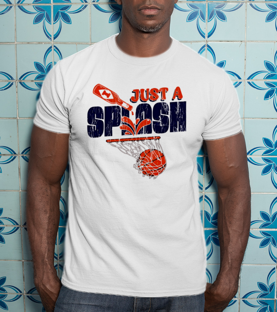 Illinois Fighting Illini Hot Ones Just A Splash Basketball T-Shirt