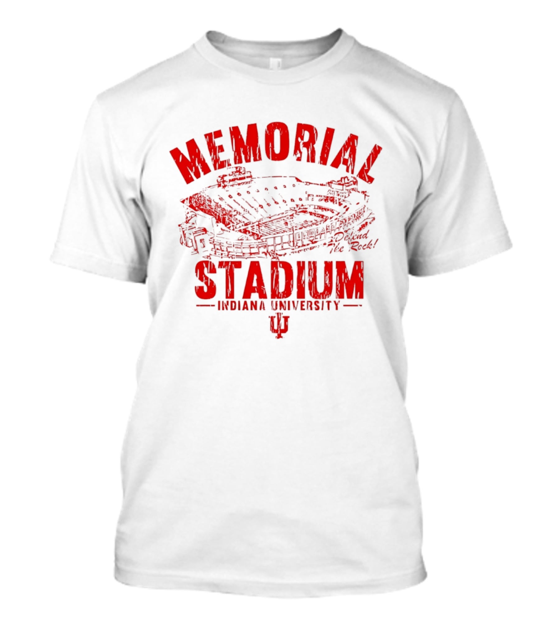 Indiana University Memorial Stadium Defend The Rock T-Shirt