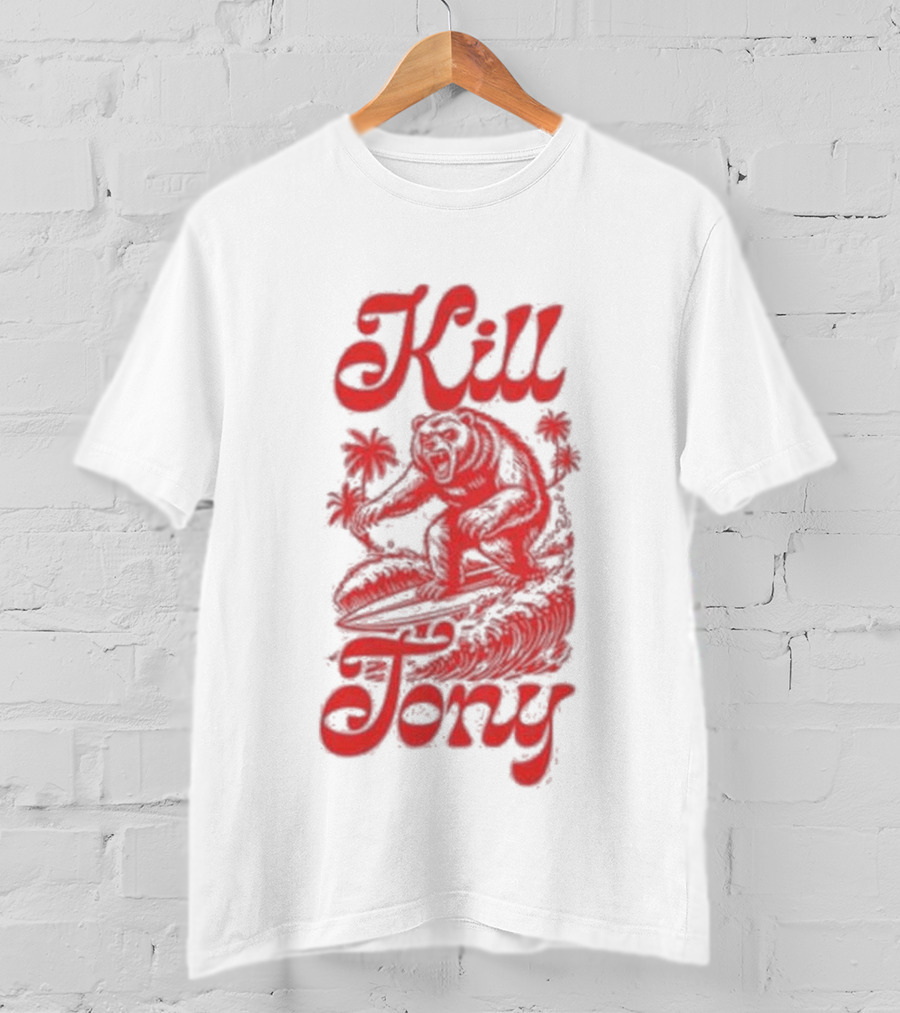 Kill Tony Surfing Bear T-Shirt
