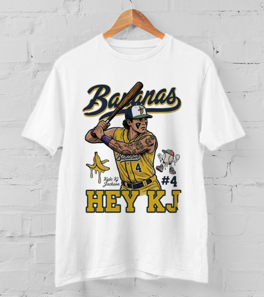 Bananas Kyle Kj Jackson Number 4 Hey KJ T-Shirt