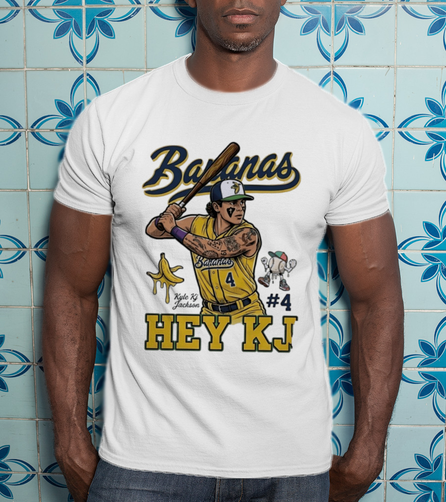 Bananas Kyle Kj Jackson Number 4 Hey KJ T-Shirt