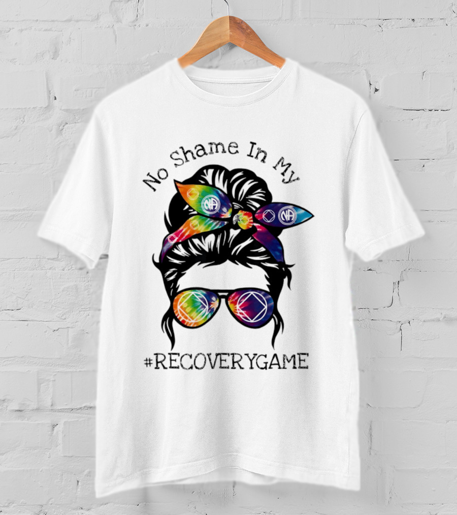 No Shame In My Recoverygame Narcotics Anonymous Alcoholics Anonymous T-Shirt