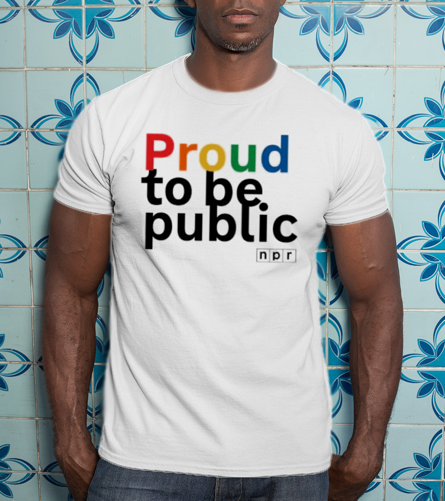 Proud To Be Public Colorful Pride T-Shirt