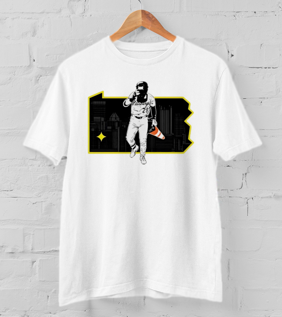 Pittsburgh Pirates Ryan O'Hearn Fear The Cone 29 City Skyline T-Shirt