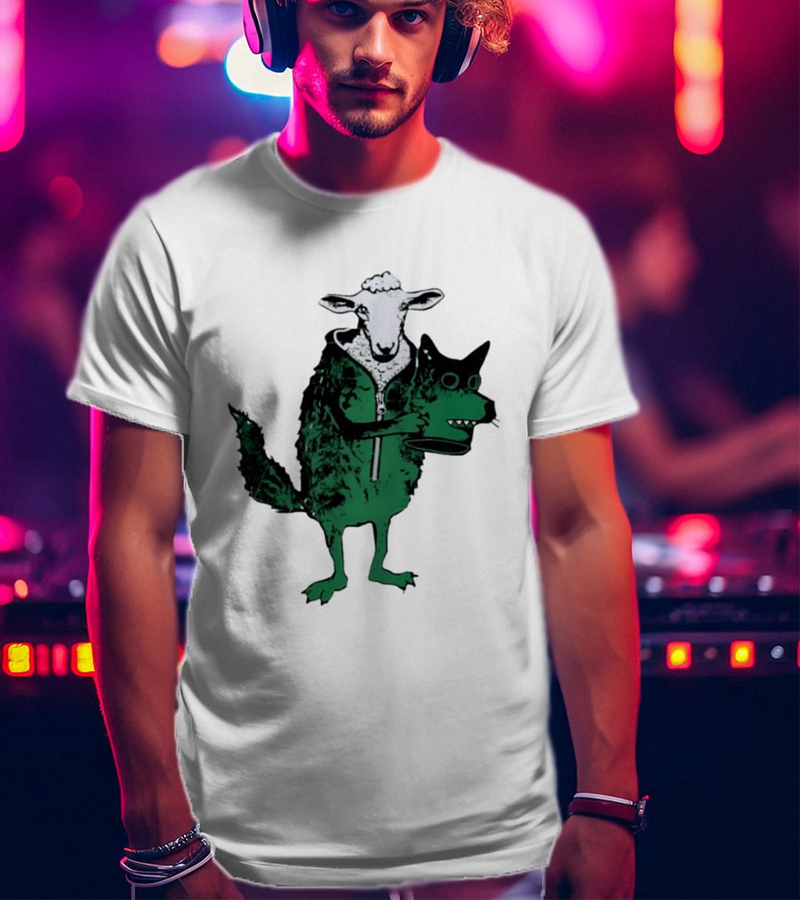 Sheep In Wolf's Clothing Humorous Animal Disguise Joke T-Shirt