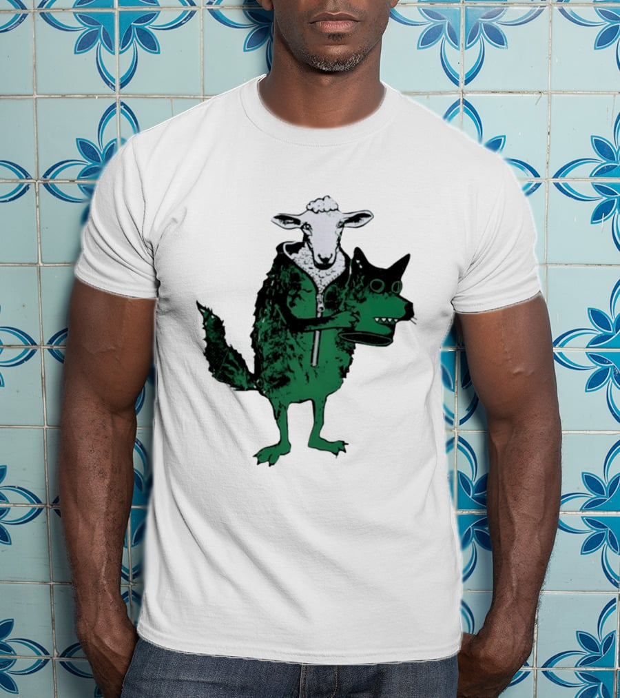 Sheep In Wolf's Clothing Humorous Animal Disguise Joke T-Shirt