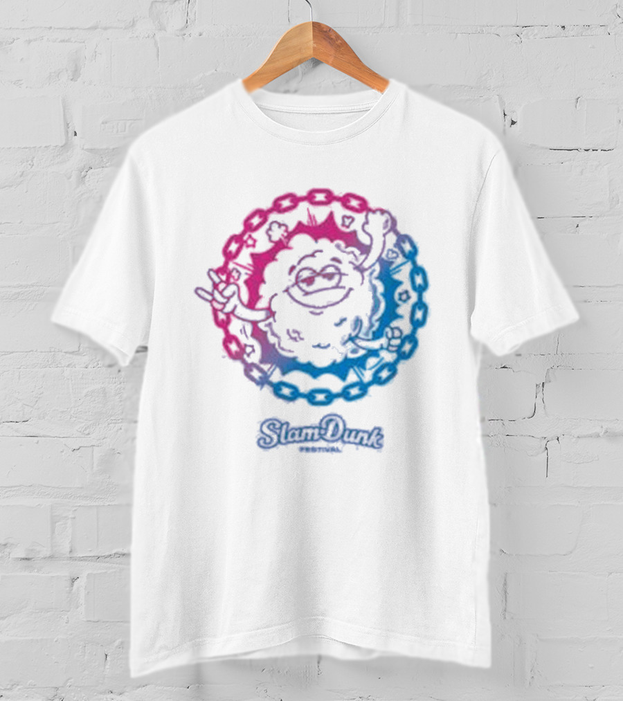 Slam Dunk World Moshy Dreamy Colorful Circle T-Shirt